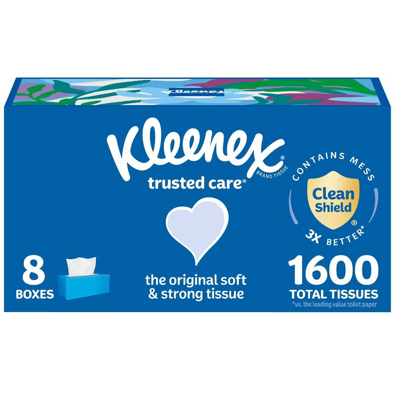 Kleenex Trusted Care Facial Tissue - 8pk/1600ct