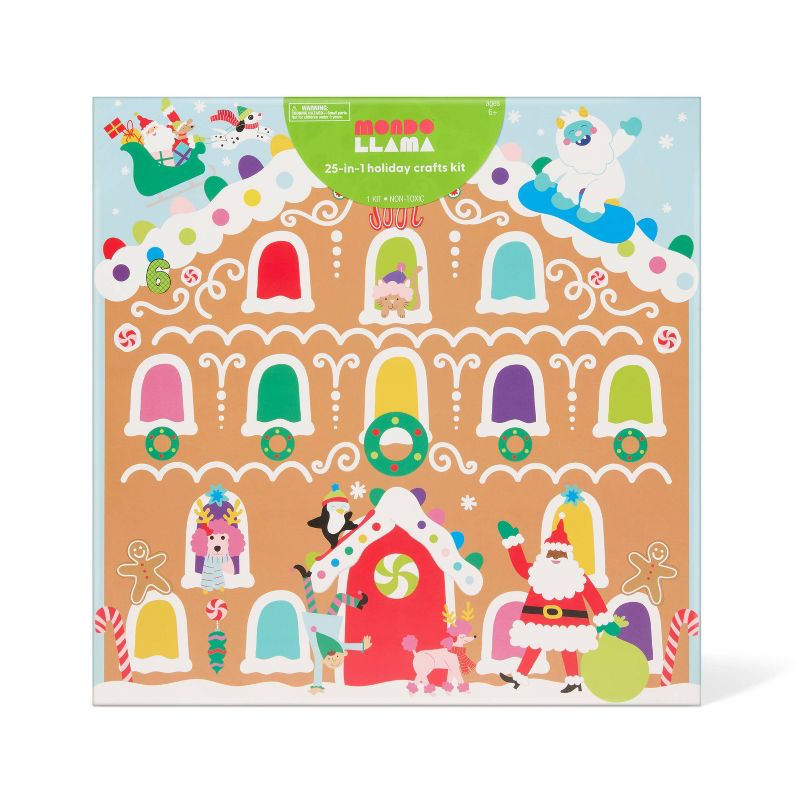 25 days of Christmas Crafts Advent Activity Kit - Mondo Llama™