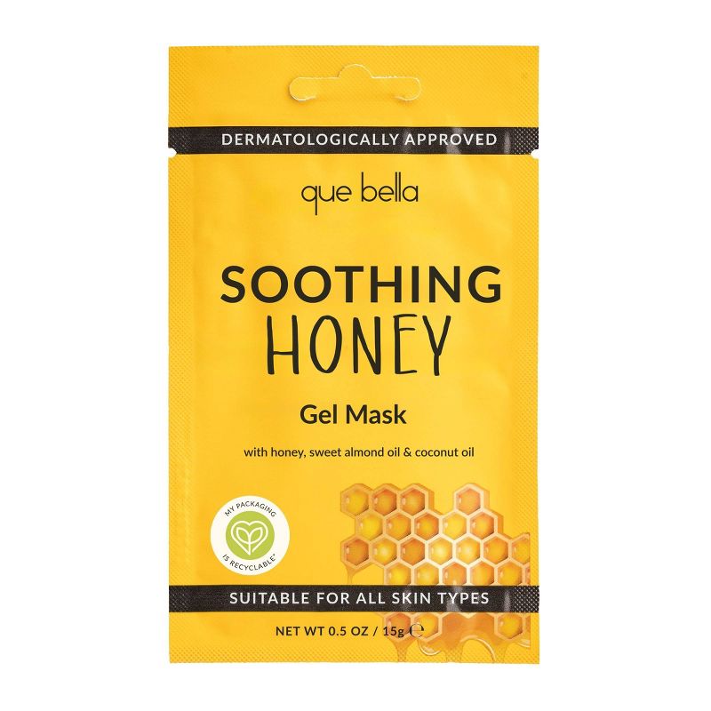 Que Bella Soothing Honey Gel Mask - 0.5oz