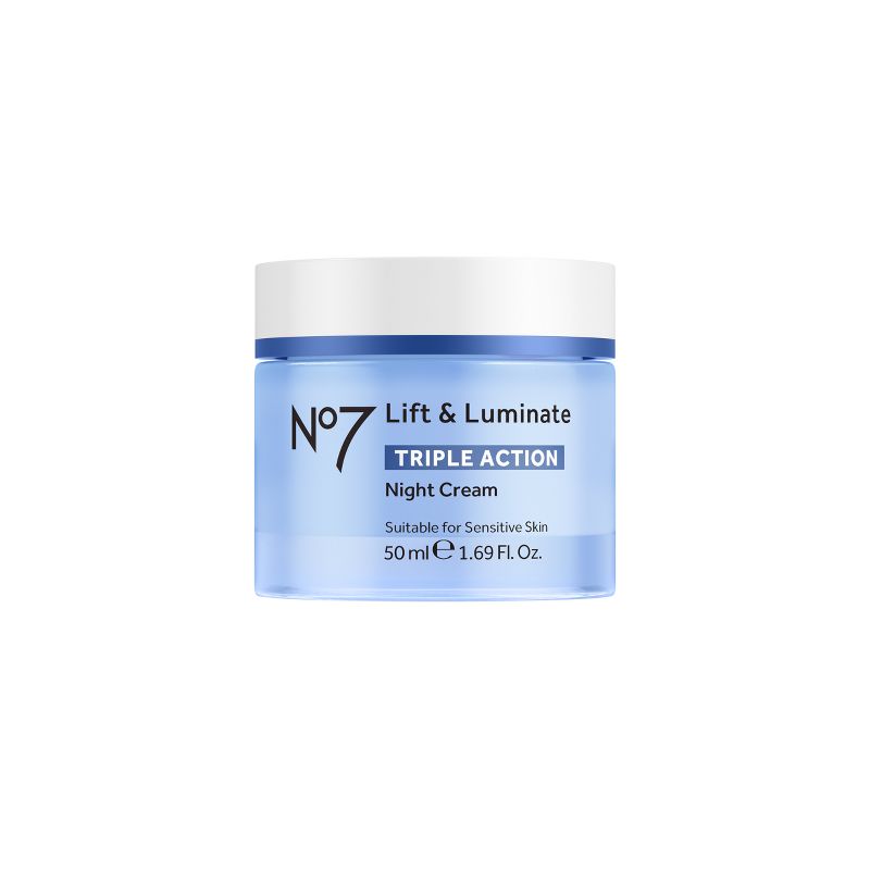 No7 Lift & Luminate Triple Action Night Cream - 1.69 fl oz