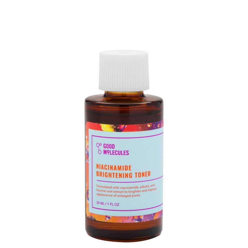 Good Molecules Niacinamide Brightening Face Toner - 1 fl oz: Vegan, Liquid Treatment for Combination Skin