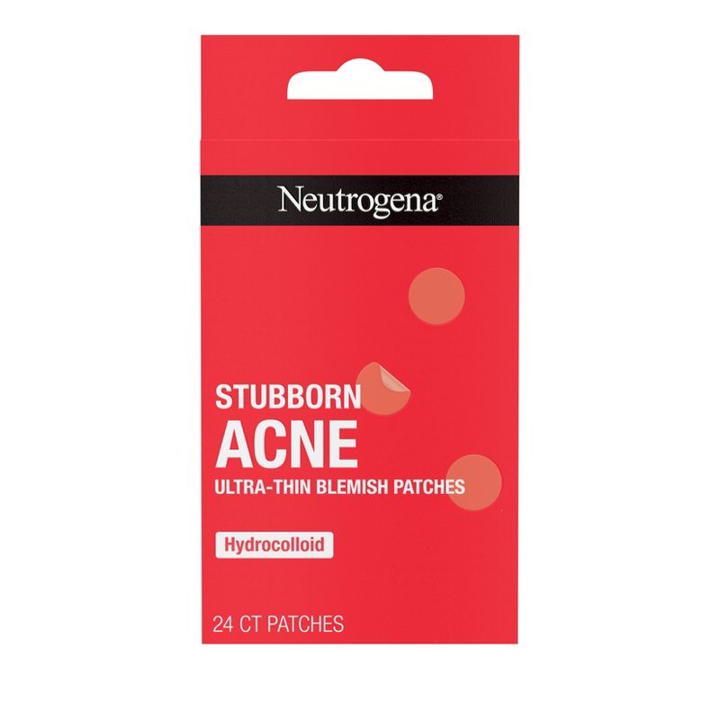 Neutrogena Stubborn Acne Ultra-Thin Blemish Pimple Patches - 24ct