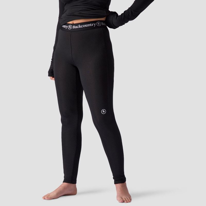 Backcountry, Pines Microgrid Ultra-Lt Baselayer Bottom - Women's, Black, XS