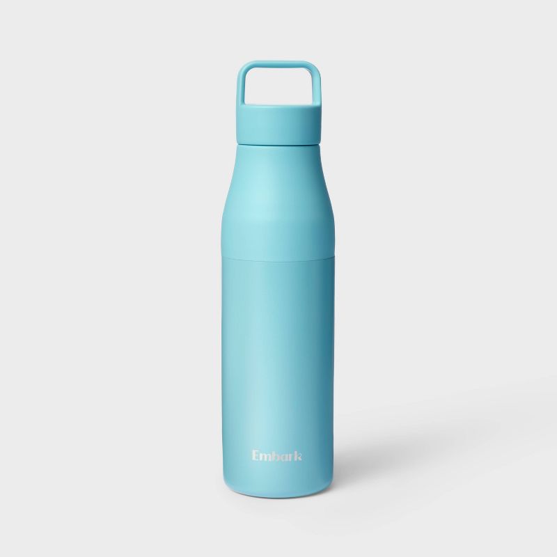 24oz Water Bottle - Blue - Embark™: Stainless Steel, Portable Drinkware