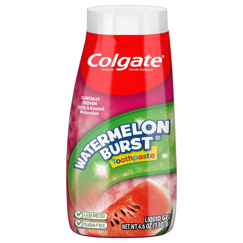 Colgate 2-in-1 Kids' Flouride Toothpaste and Anticavity Mouthwash - Watermelon Burst - 4.6oz