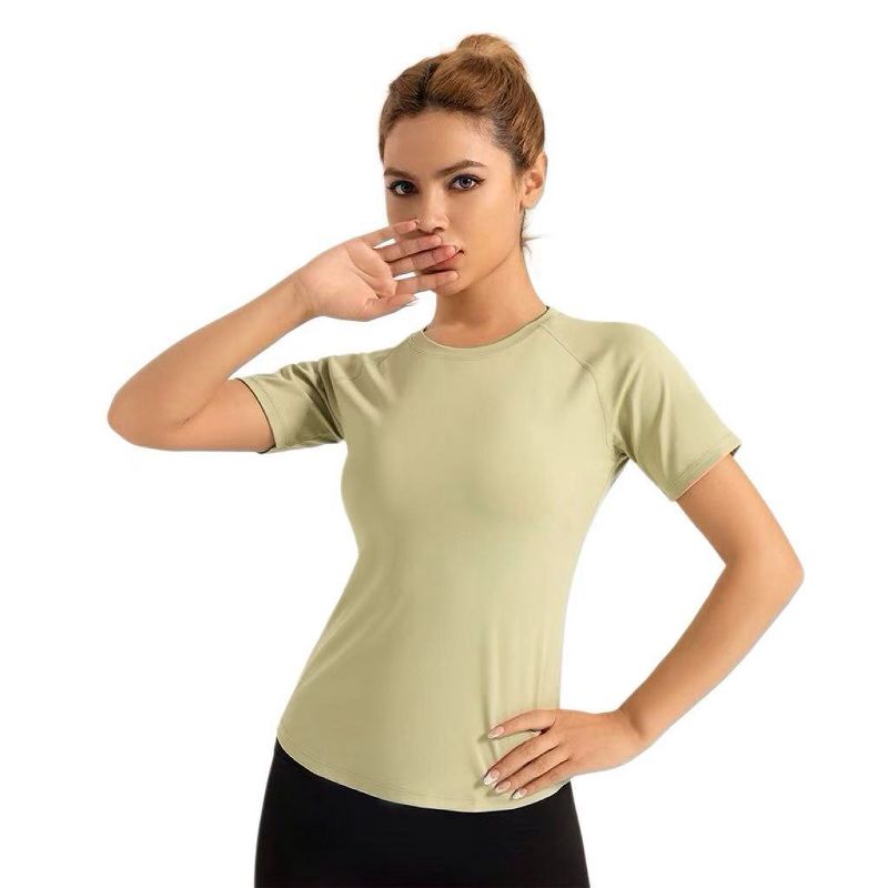 Workout Crop Tops for Women Short Sleeve Workout Shirts for Running Gym Yoga Athletic Exercise