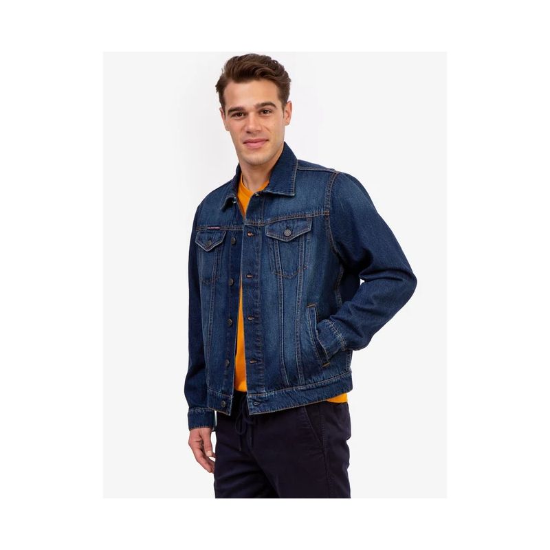U.S. Polo Assn. Men�s Classic Denim Jacket Dark Wash Denim Large