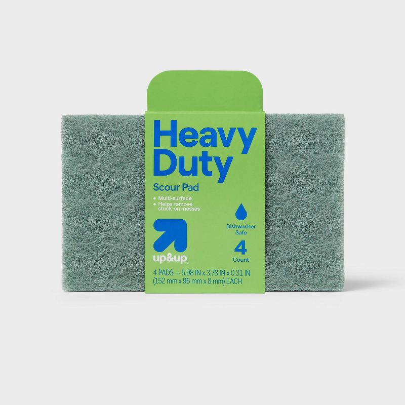 Heavy Duty Scouring Pads - 4ct - up&up™