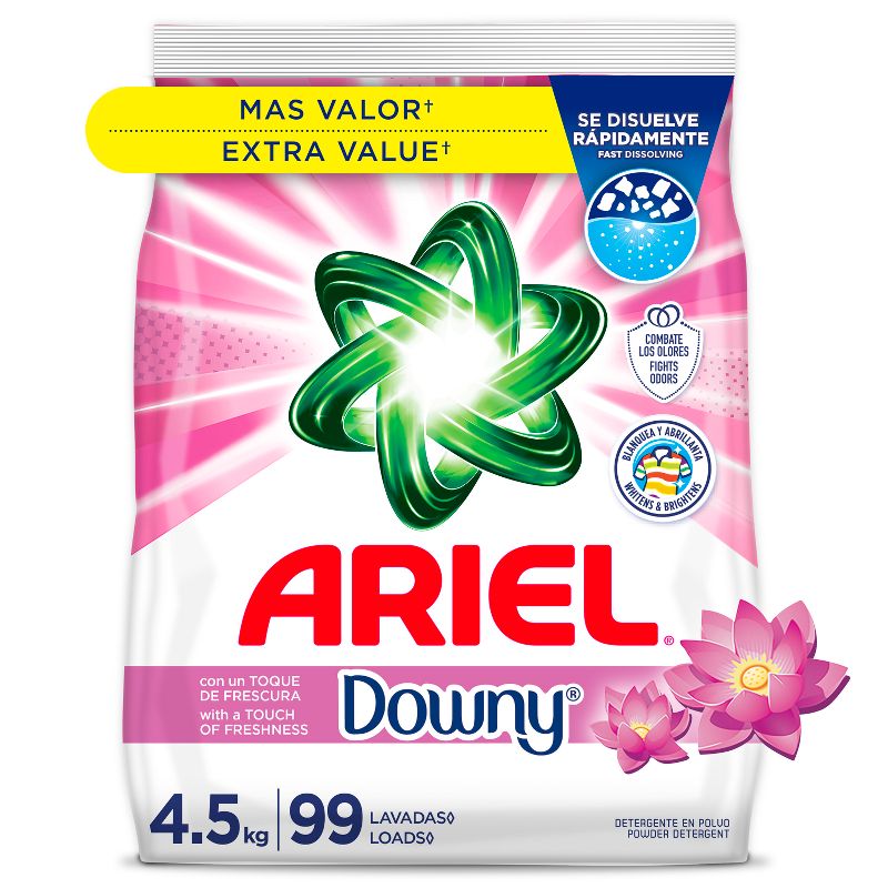 Ariel Floral Scented with a Touch of Downy Freshness Deep Cleaning Laundry Detergent Powder 99 Loads- 158oz