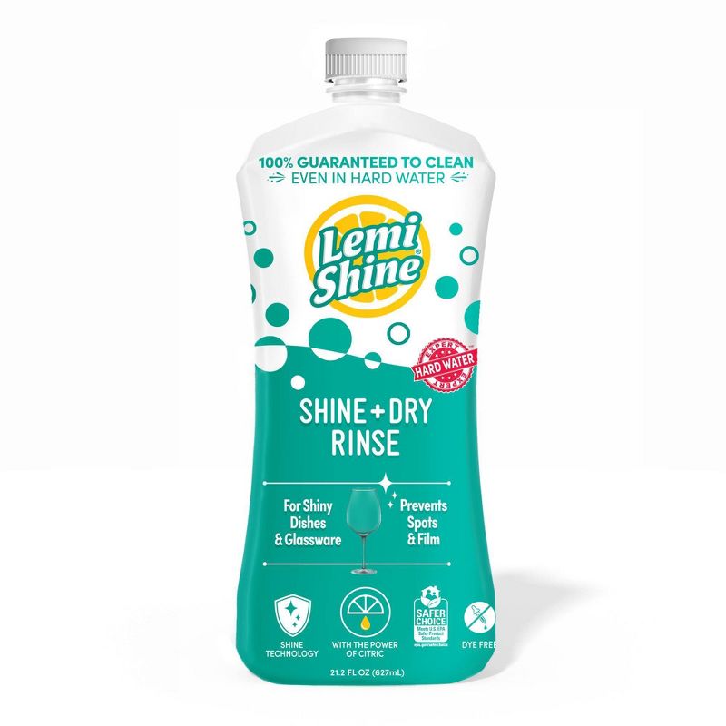 Lemi Shine Rinse Dish Cleaner - 21.2 fl oz
