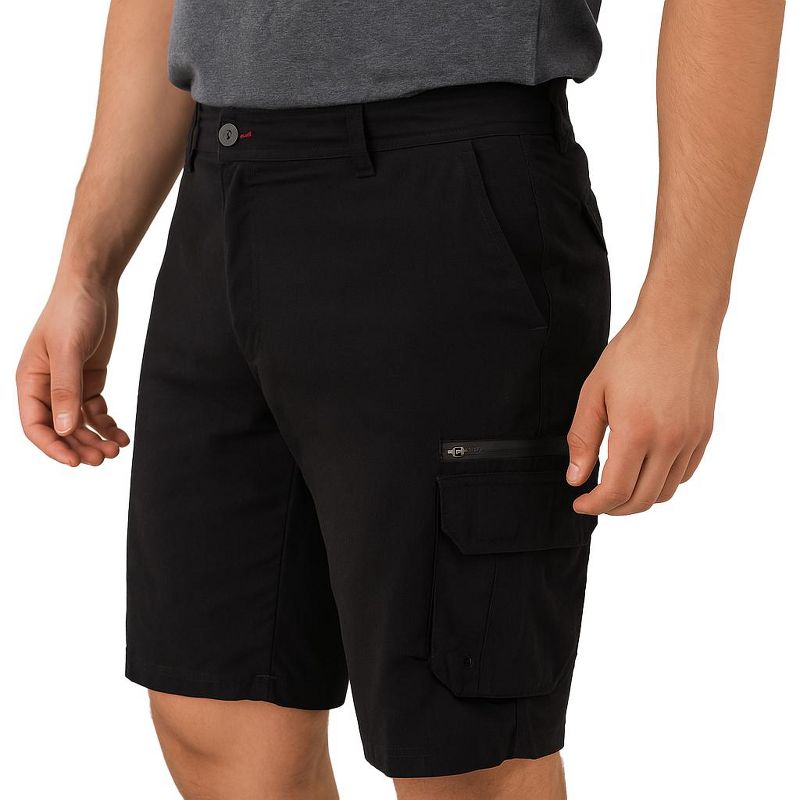 Burnside Men's Microfiber Cargo Short | Black 36
