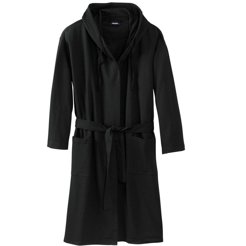 KingSize Fleece Robe - L/XL, Black