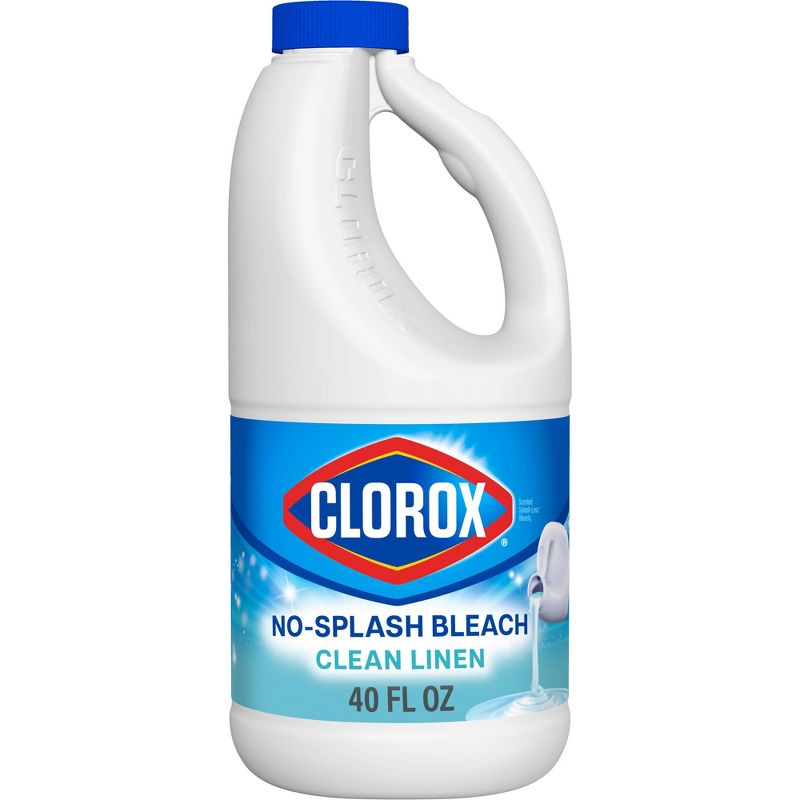 Clorox Splash-Less Liquid Bleach - Clean Linen - 40 fl oz