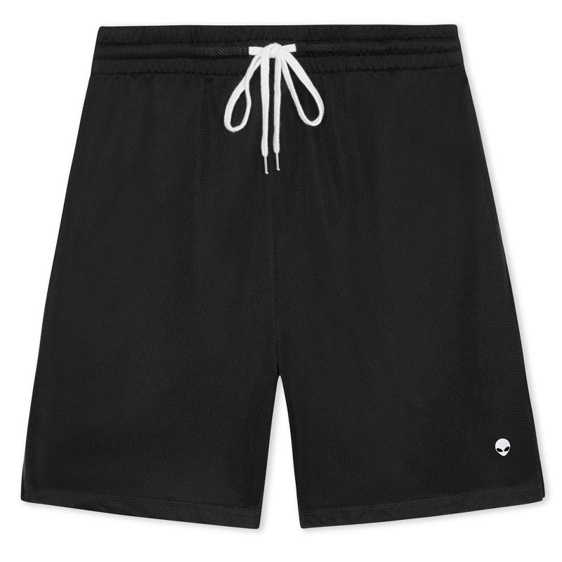 Dalix Mens Lil Alien Midweight Court Short in Black XL X-Large