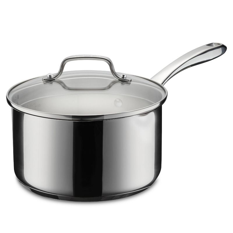Cuisinart Classic 3.5" Stainless Steel Pour Saucepan with Straining Lid