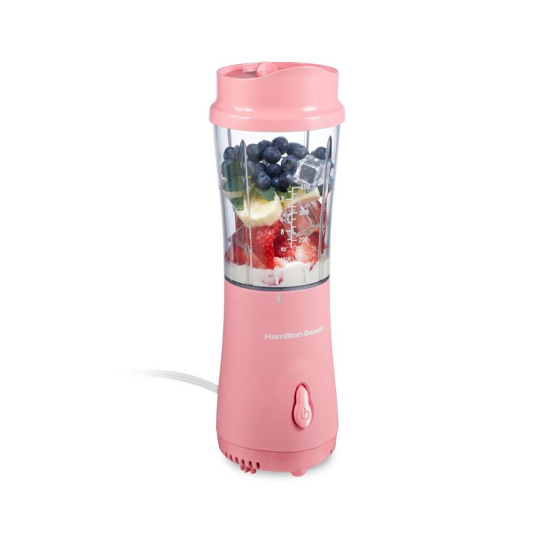 Hamilton Beach Personal Blender with Travel Lid Coral 51171