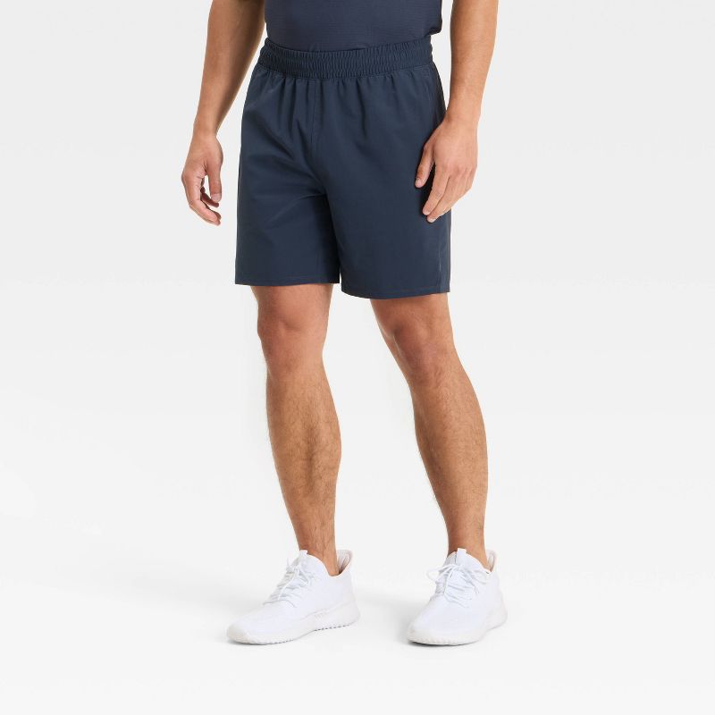 Men's Active Light Unlined Run Shorts 7" - All In Motion™ Navy Blue S