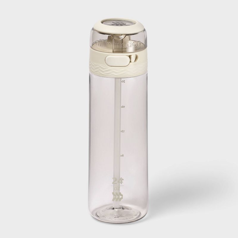 24oz Tritan Hydration Water Bottle - White - All in Motion™: Portable Plastic Drinkware