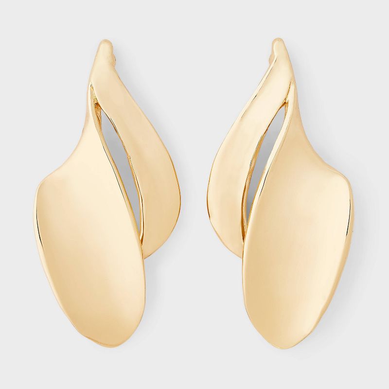 Twisted Drop Earrings - A New Day™ Gold