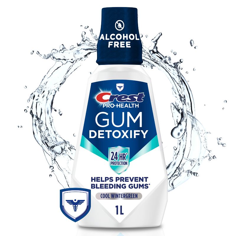 Crest Pro-Health Gum Detoxify Mouthwash - 1L