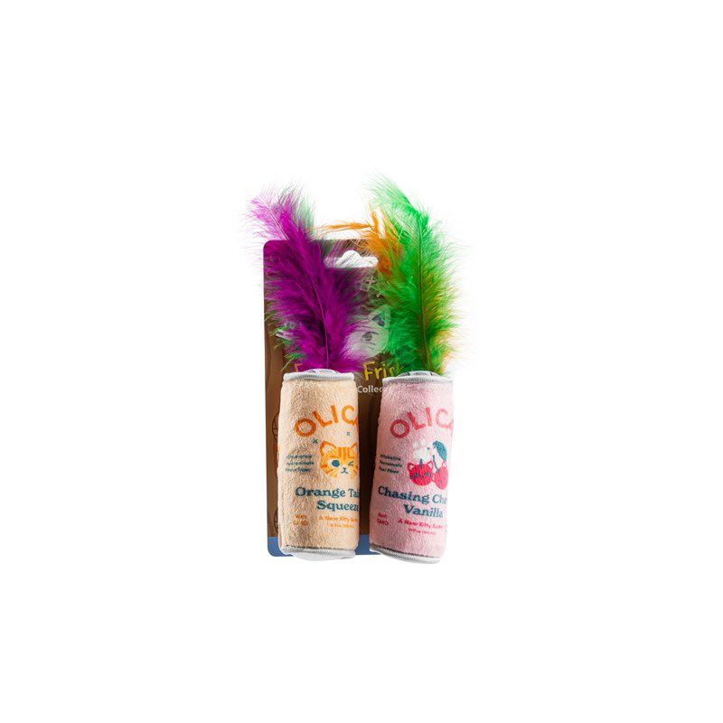 Haute Diggity Kitty Olicat Cherry + Orange Organic Catnip Toys