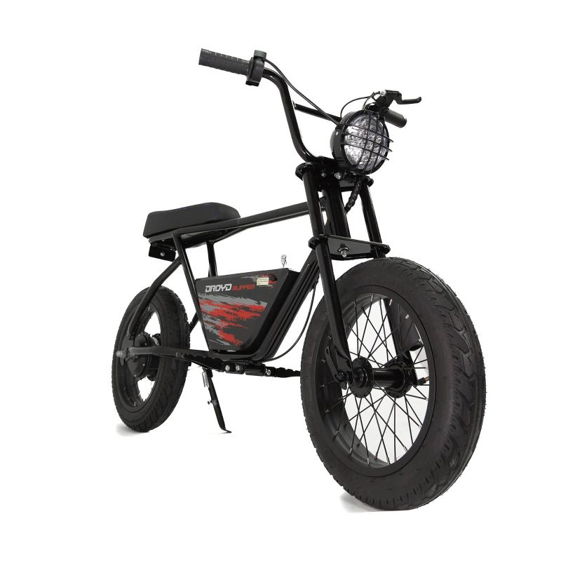 Droyd Kids' Blipper 16" Step Over Mini Electric Bike - Black