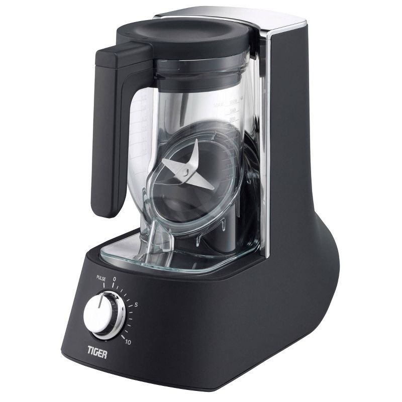 Tiger Diagonal Blade 11-Speed Countertop Blender Black: 520W, BPA-Free, Dishwasher-Safe, Pulse & Variable Speed, 32oz Capacity