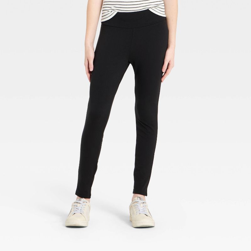 Girls' Super Soft Leggings - art class™ Black M
