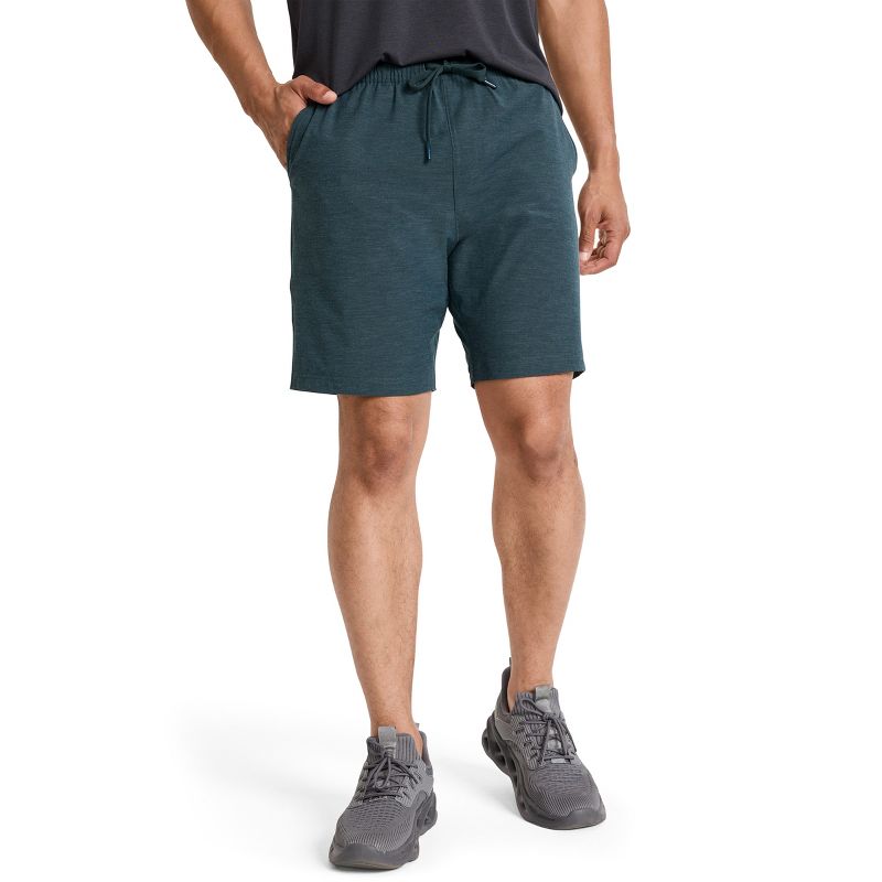 Jockey Men's EVERACTIVE 8" Woven Short S Ocean Sky