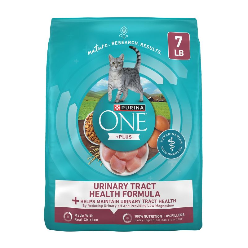 Purina ONE Urinary Tract Health Formula Natural Chicken Flavor Dry Cat Food - 7lbs