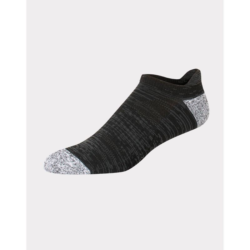 Hanes Moves Premium Men's Performance Heel Shield Low Cut Socks 6pk - Charcoal Gray 6-12: Breathable, Moisture Wicking, Arch Support