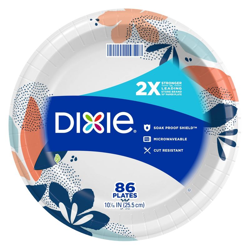 Dixie Everyday 10 1/16" Paper Plates - 86ct