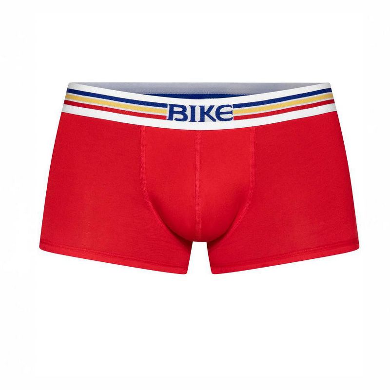 BIKE Athletic Stretch Cotton Trunk Underwear Red 2XL