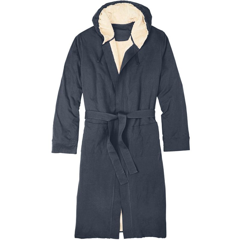 KingSize High Pile Fleece-Lined Robe - 3XL/4XL, Carbon