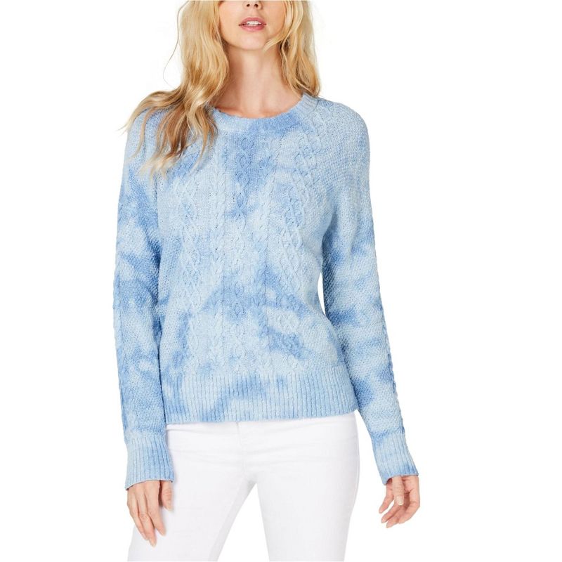 I.N.C International Concepts Womens Chunky Cable Knit Sweater, inkberry, XX-Large