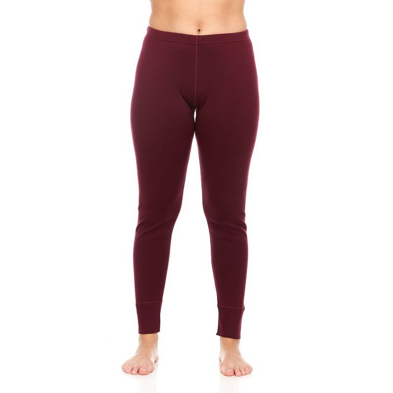 Minus33 Merino Wool Expedition - Kenai Women's Bottom 100% Merino Wool Burgundy XL