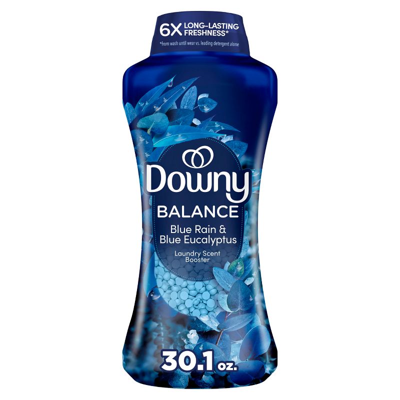 Downy Infusions Balance Crisp Rain & Blue Eucalyptus In-Wash Scent Booster Beads - 30.1oz