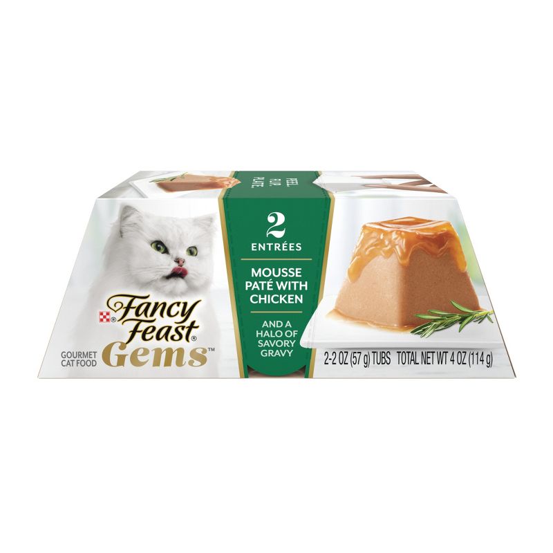 Fancy Feast Gems Chicken Flavor Adult Wet Cat Food - 2oz/2ct