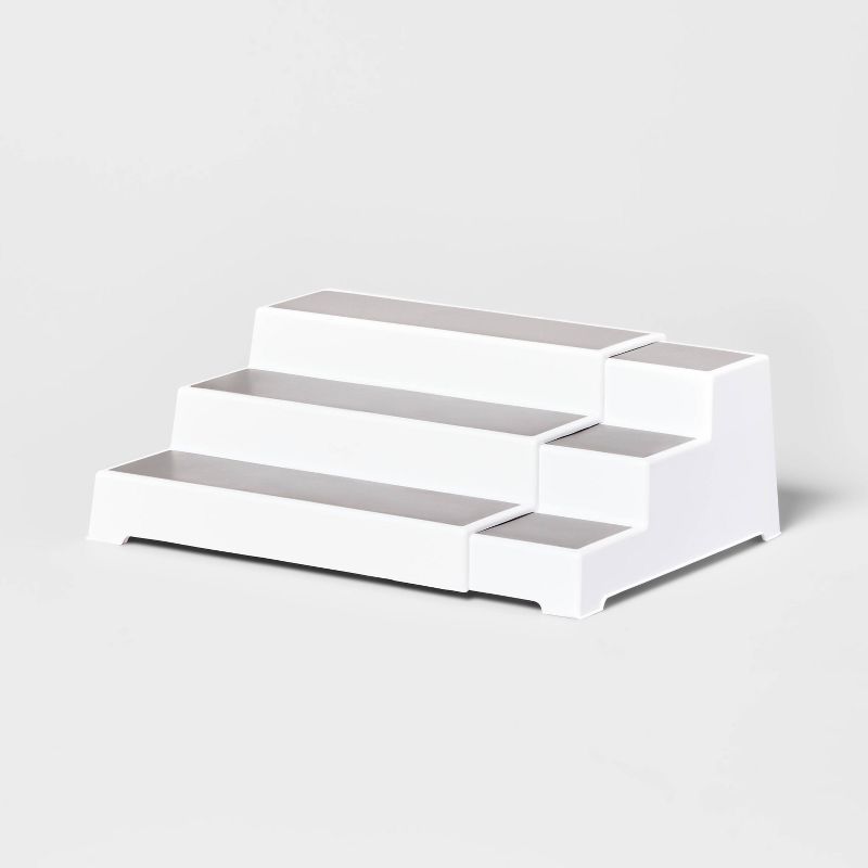 Shelf Expandable 3 Tier - Brightroom™: Freestanding Spice Rack Organizer, White Kitchen Storage for Pantry & Cabinet