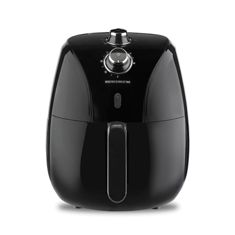 Proctor Silex Air Fryer - Black: 3 Qt Capacity, 1700W, Dishwasher-Safe Parts, Electric Kitchen Appliance