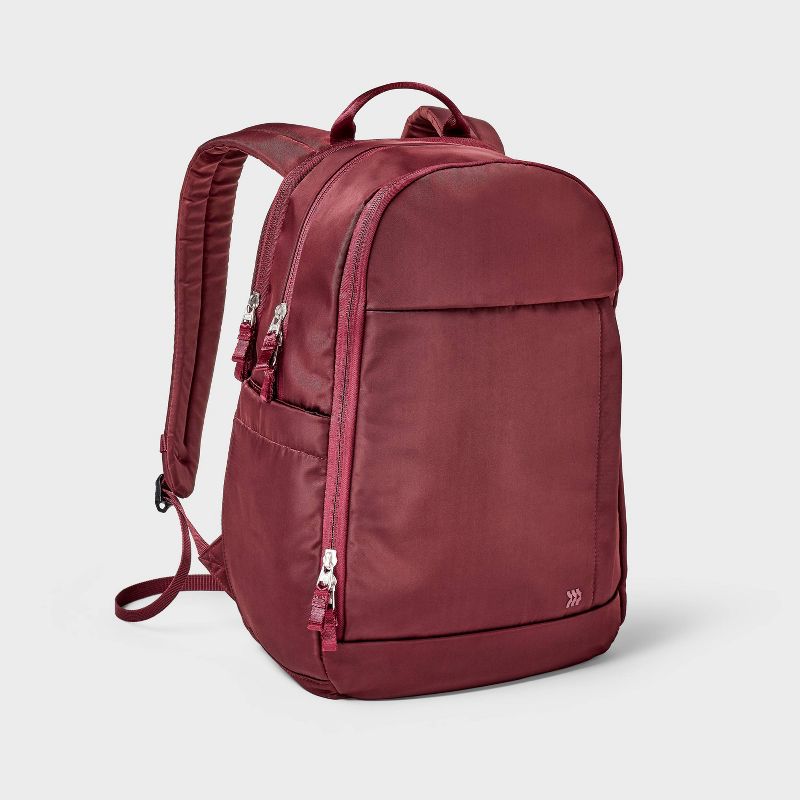 21L Lifestyle Backpack - All In Motion™ Maroon: Fits 15'' Laptop, Water Repellent
