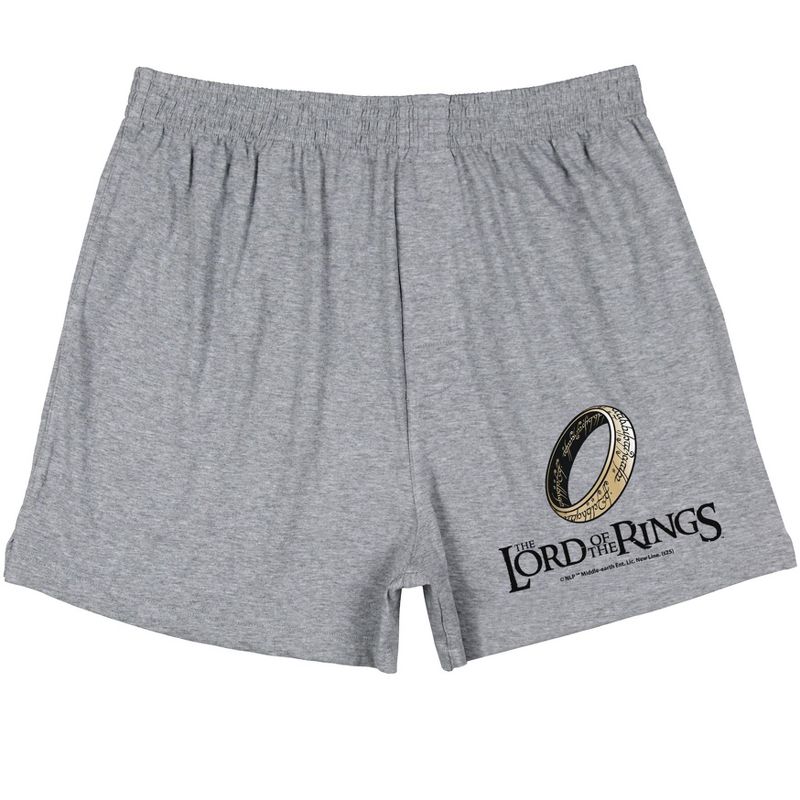 Intimo The Lord Of The Rings Men's One Ring Tag-Free Boxers Underwear Boxer Shorts For Adults (Small) Grey