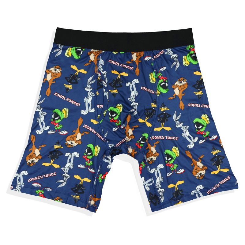 Intimo Looney Tunes Boxer Briefs Men's Allover Character Design Tight Fit Underwear (L) Multicolored