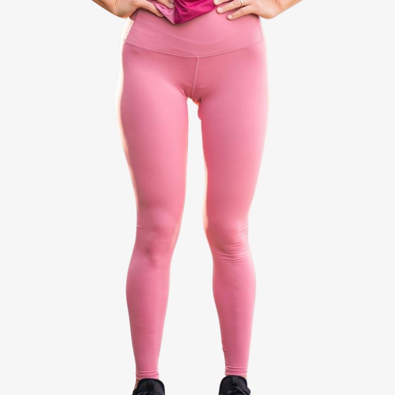 Calypsa Women's 28" Leggings - Antique Pink, L