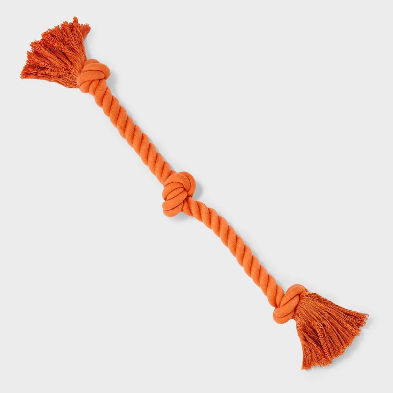 24" Rope Dog Toy - Boots & Barkley™ Orange