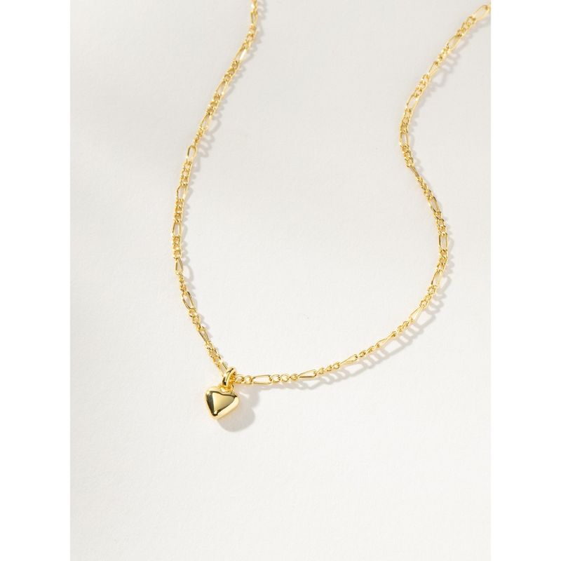 Uncommon James Mini Heart Necklace Gold