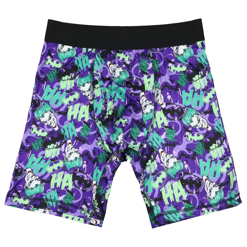Intimo DC Comics Batman The Joker Boxer Briefs Men's Tight Fit Underwear (XL) Multicolored