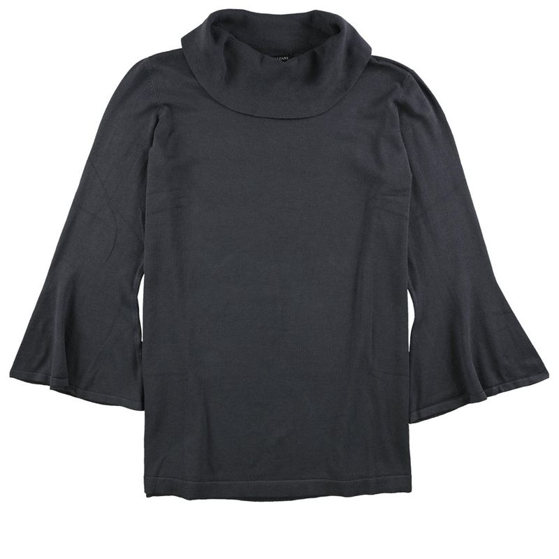 Alfani Womens Cowl Neck Pullover Sweater, stadiumgrey, X-Small