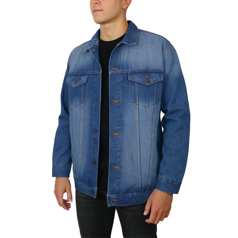 Blu Rock Men’s Regular Fit Classic Denim Jacket