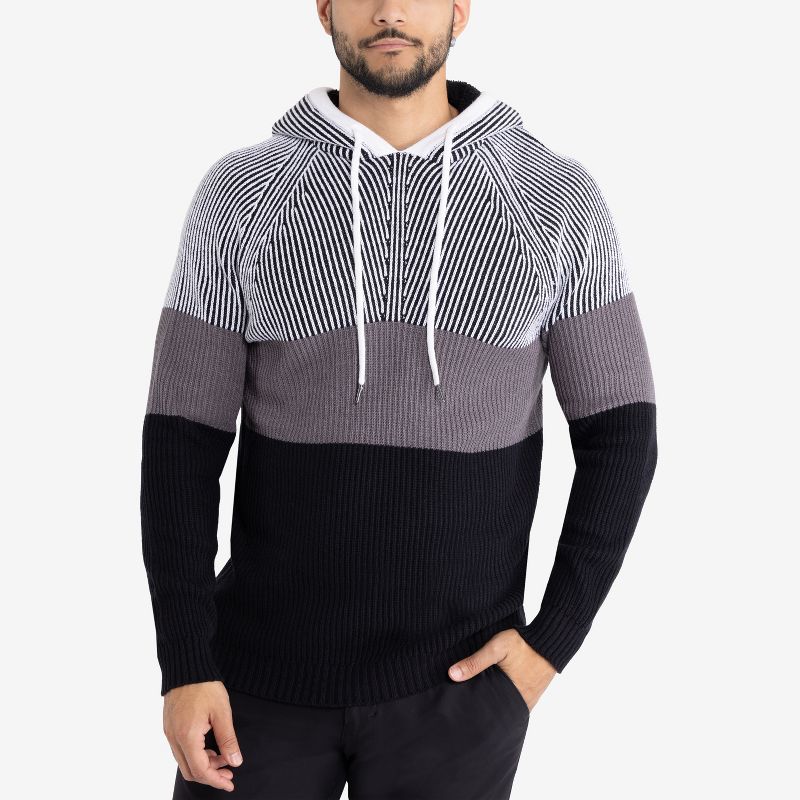 X RAY Men's Fashion Hoodies Pullover Sweater in GREY Size Small